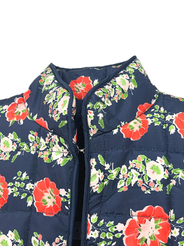 Floral Harmony Quilted Jacket