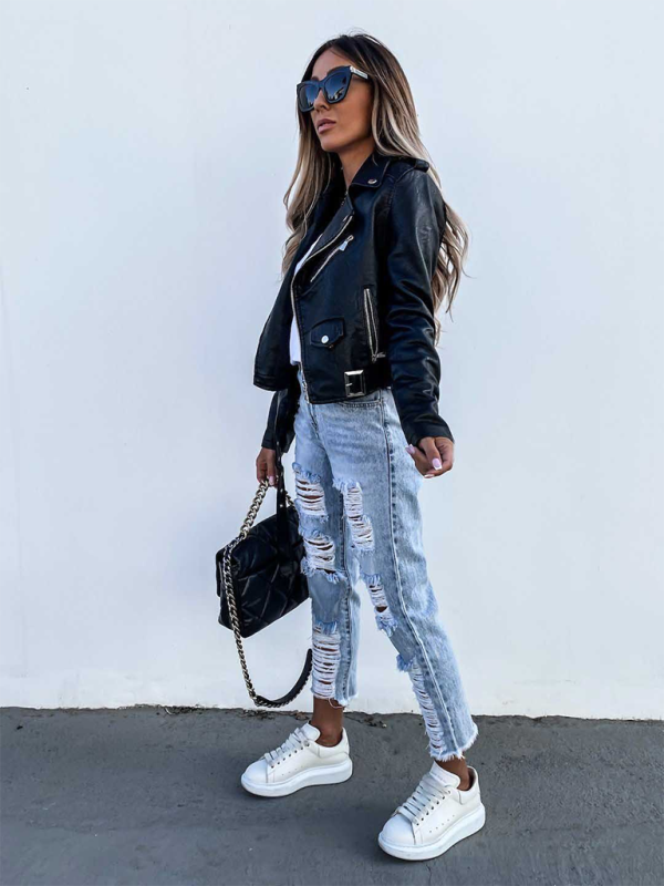 Vegan Leather Jacket