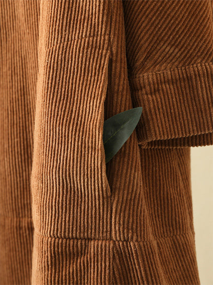 Mom's Corduroy Retro Dress