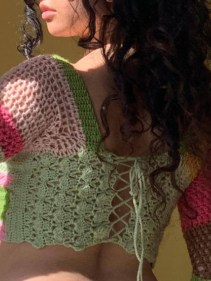Crochet Crop Sweater