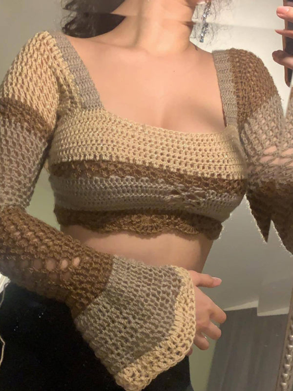 Crochet Crop Sweater