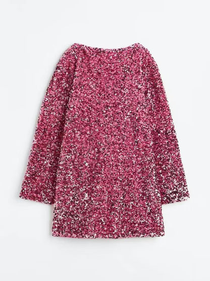 Bow Sequin Dress