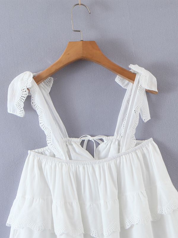 White Poppy Dress