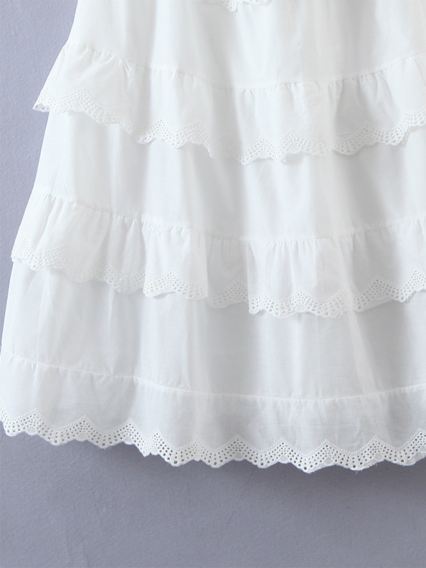 White Poppy Dress