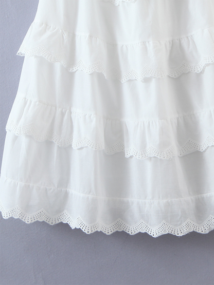 White Poppy Dress