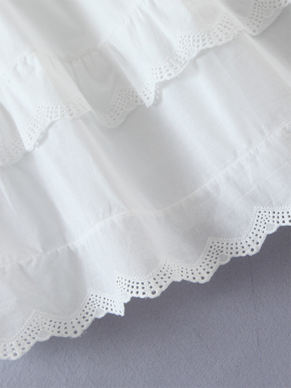 White Poppy Dress