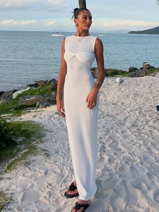 Cotton Beach Maxi Dress