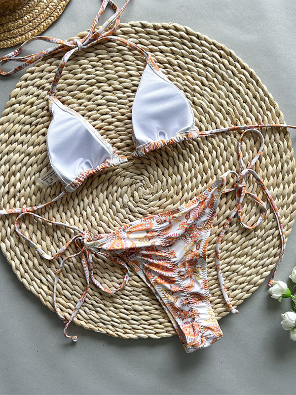 Lace-Up Bikini