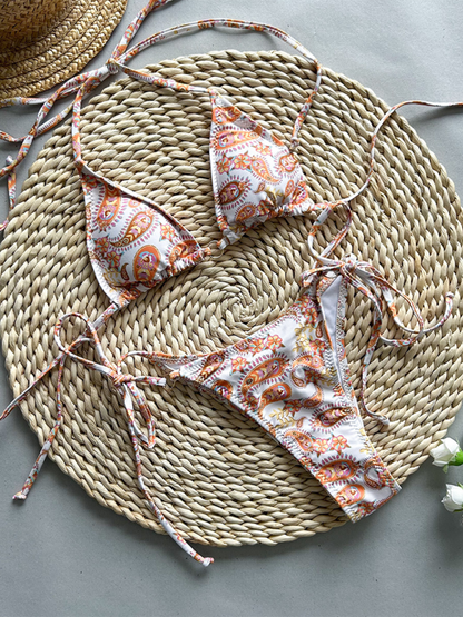 Lace-Up Bikini