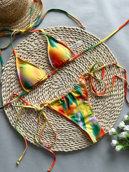 Lace-Up Bikini