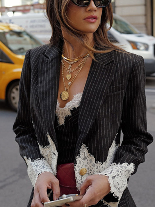 New style fashion patchwork suit