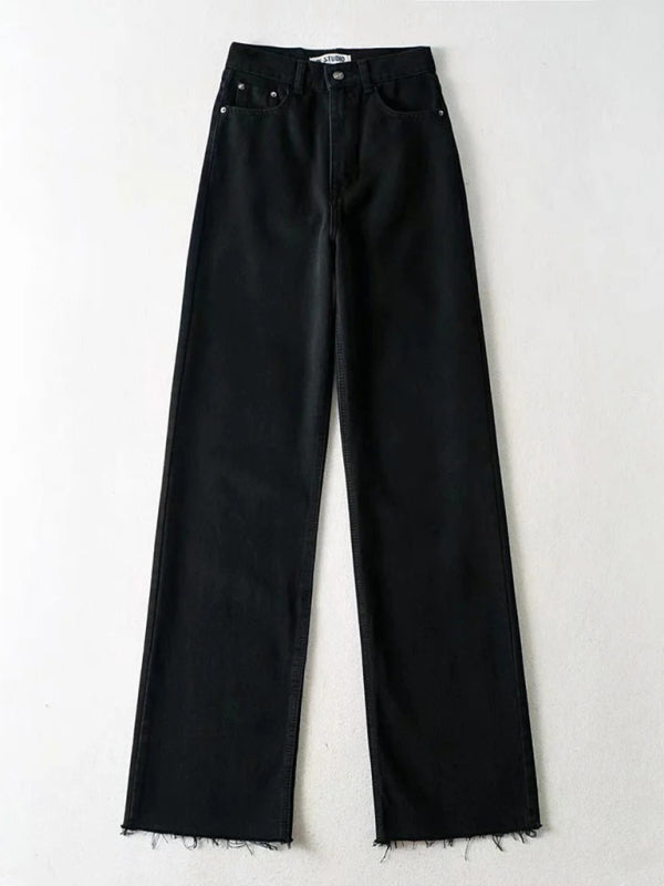 Kpop Wide-Leg Jeans