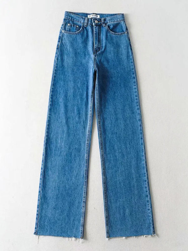 Kpop Wide-Leg Jeans